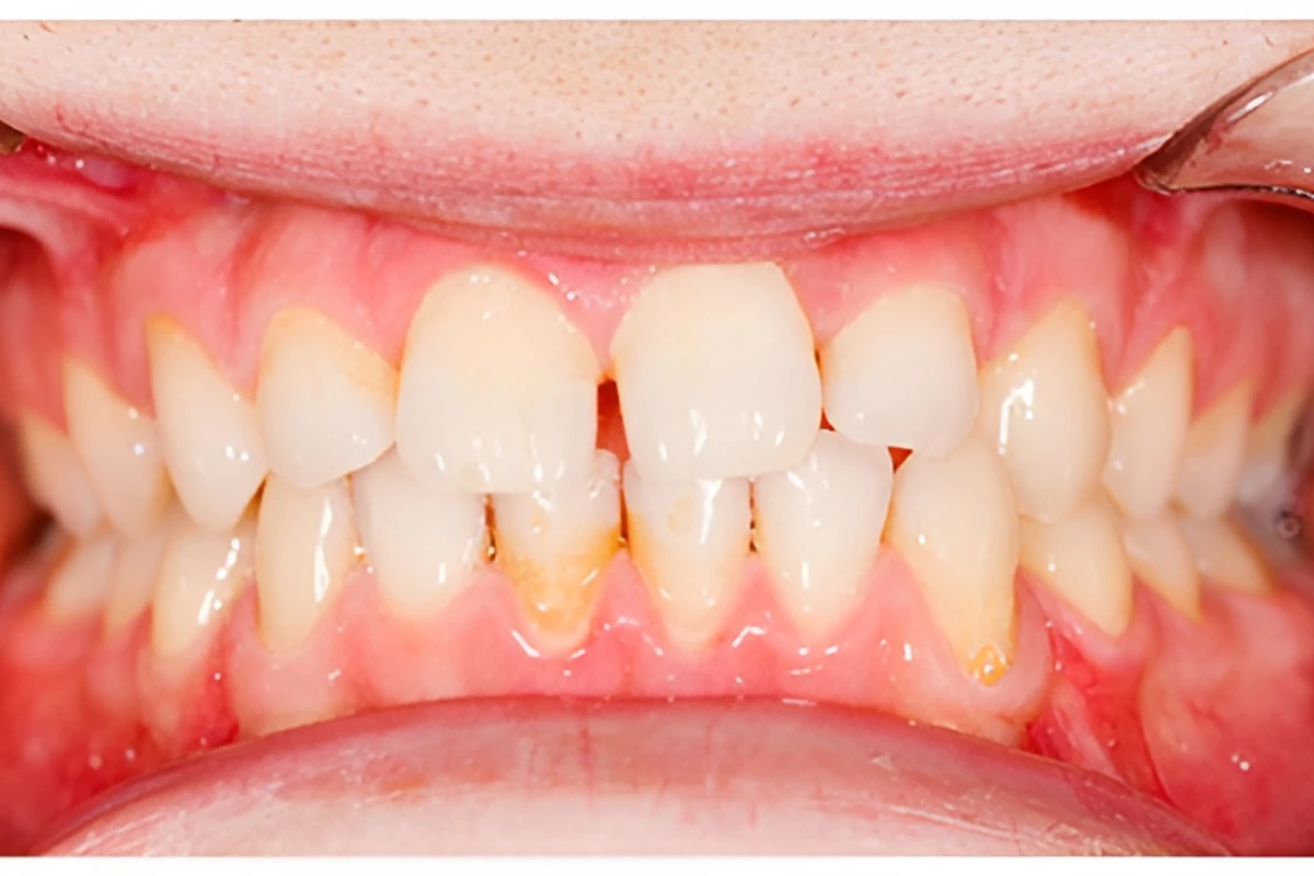 叢生（そうせい）：八重歯・乱ぐい歯